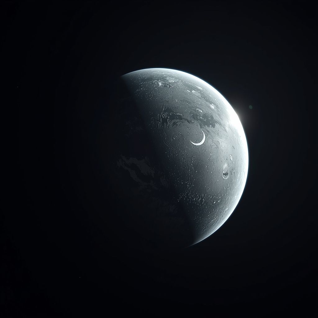 Planet Uranus 3D model for educational night sky guides