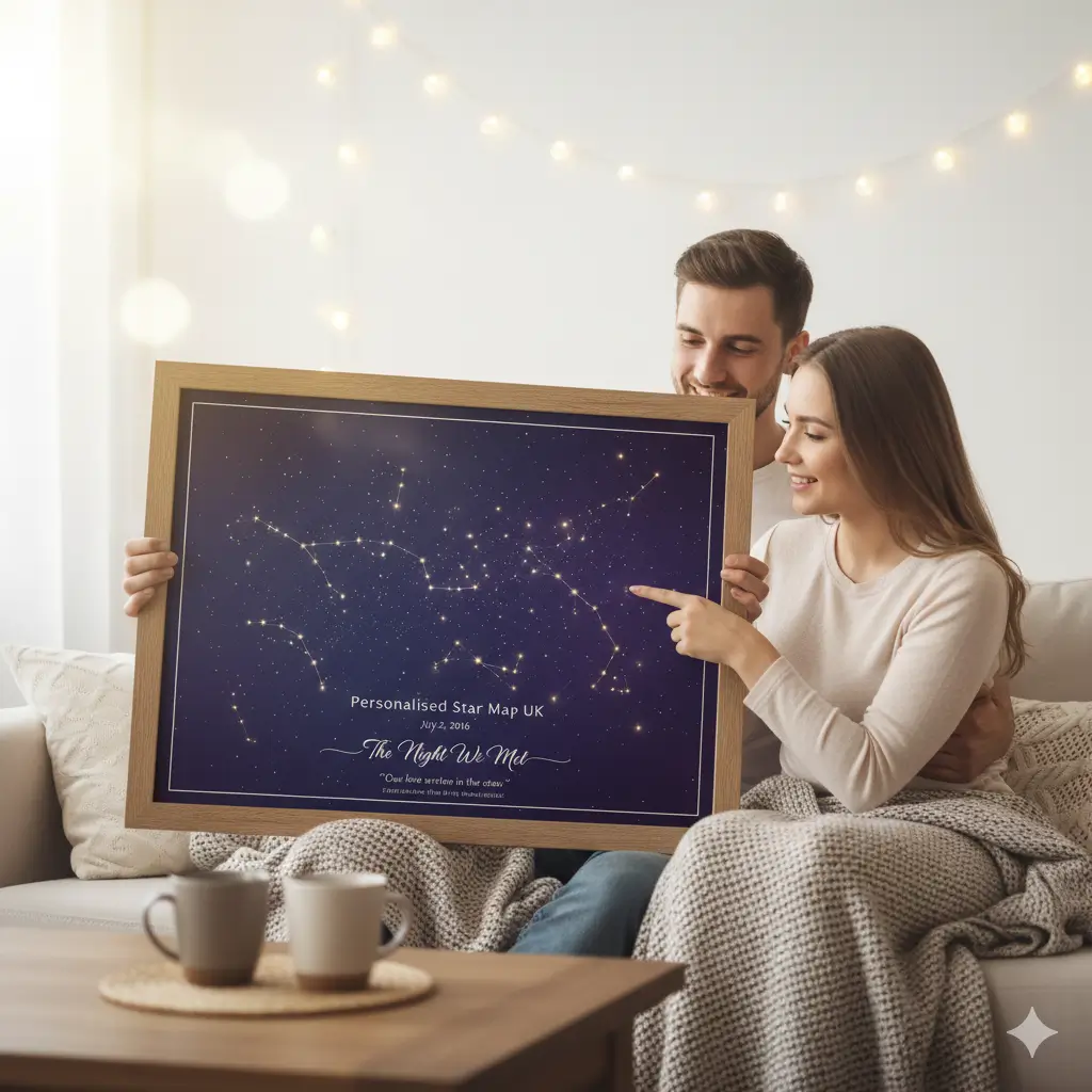 Personalised sky map gift - Best anniversary gifts for 2026.