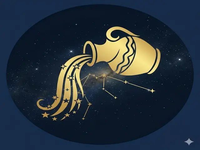 Aquarius constellation star map for an innovative and personal birthday gift. Aquarius zodiac star map