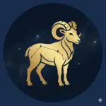 Aries zodiac constellation on a custom star map from starmaps.uk guide