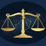 Libra zodiac scales constellation for a balanced custom star chart