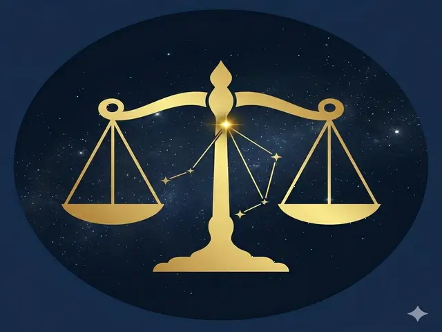 Libra zodiac scales constellation for a balanced custom star chart