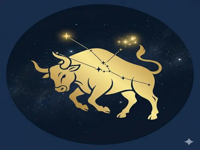 Taurus zodiac star map