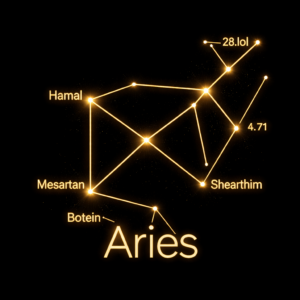 Personalized zodiac chart